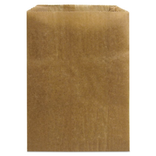 Picture of Napkin Receptacle Liners, 7.5" X 3" X 10.5", Brown, 500/carton