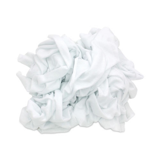 Picture of Reclaimed White Knit Rags, 10 lb/Carton