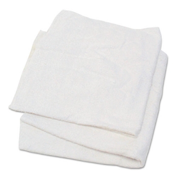 Picture of Woven Terry Rags, White, 15 X 17, 25 Lb/carton