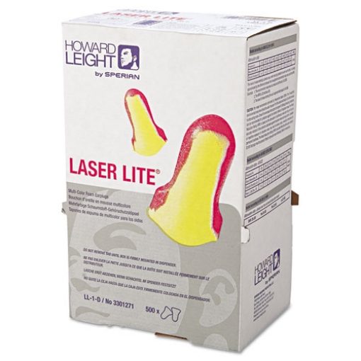 Picture of Ll-1 D Laser Lite Single-Use Earplugs, Cordless, 32nrr, Ma/yw, Ls500, 500 Pairs