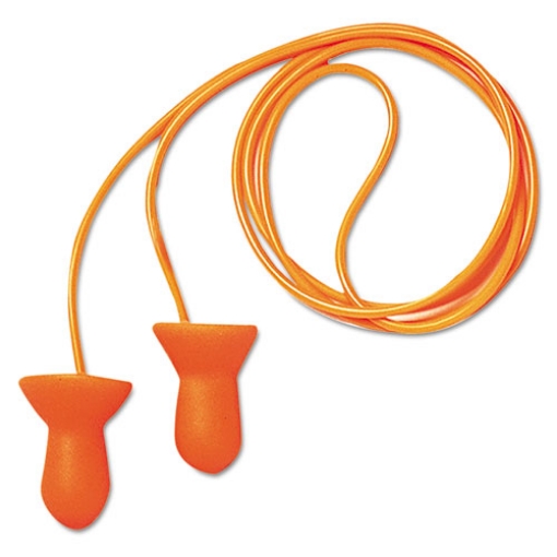 Picture of Quiet Multiple-Use Earplugs, Corded, 26nrr, Orange/blue, 100 Pairs