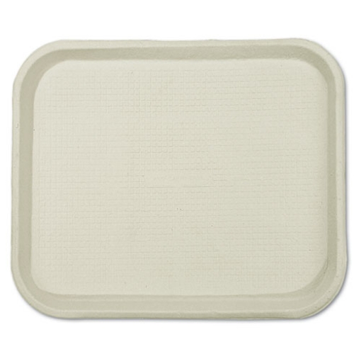 Picture of Savaday Molded Fiber Food Trays, 1-Compartment, 9 x 12 x 1, White, Paper, 250/Carton