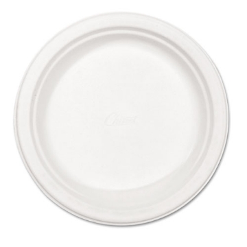 Picture of Paper Dinnerware, Plate, 8.75" Dia, White, 500/carton