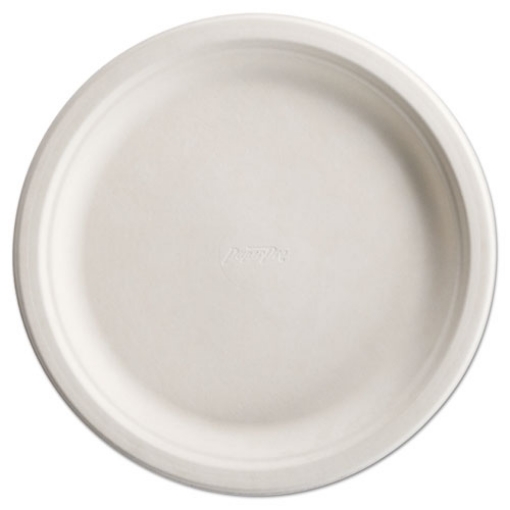 Picture of Paperpro Naturals Fiber Dinnerware, Plate, 10.5" Dia, Natural, 125/pack, 4 Packs/carton