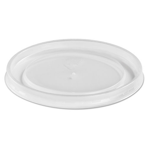 Picture of Plastic High Heat Vented Lid, Fits 16-32 Oz, White, 50/bag, 10/bags Carton