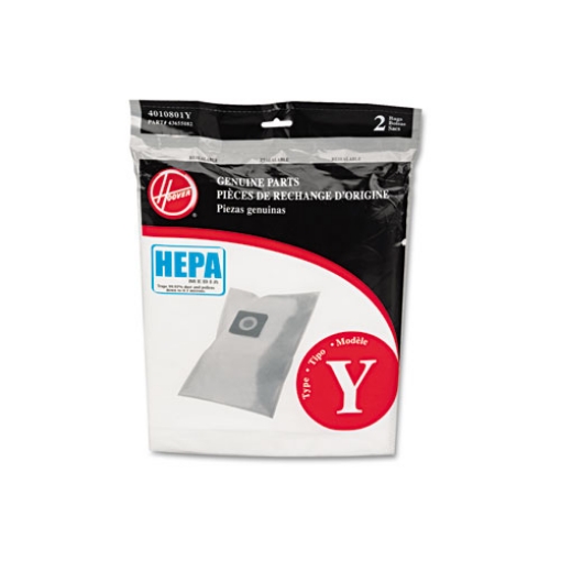 Picture of Hepa Y Vacuum Replacement Filter/filtration Bag, 2/pack