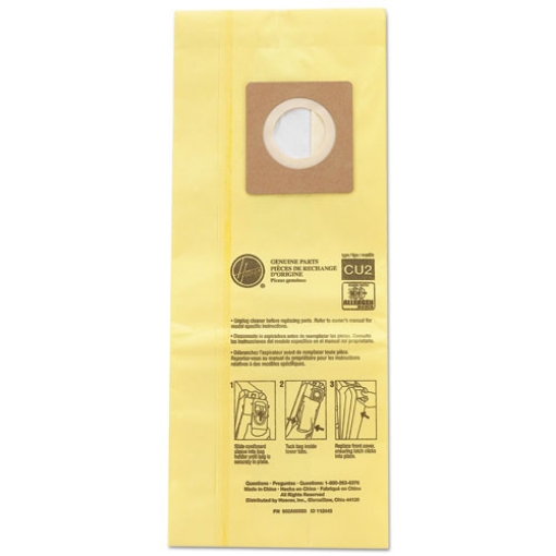 Picture of Hushtone Vacuum Bags, Yellow, 10/pack