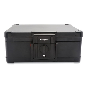 Picture of Fire And Waterproof Safe Chest With Carry Handle, 16 X 12.6 X 6.6, Black