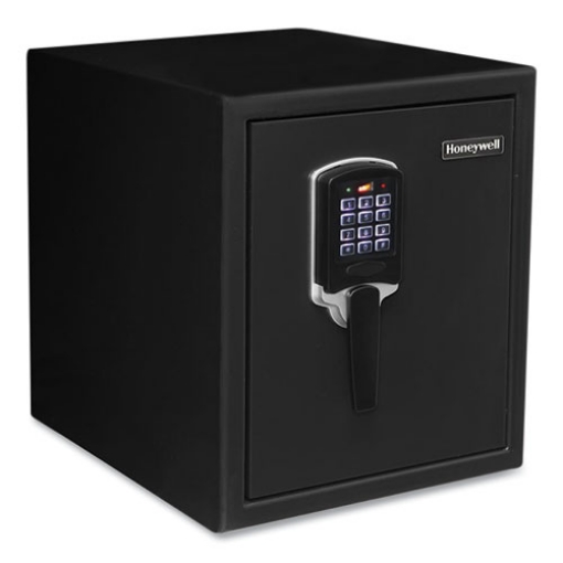 Picture of Digital Security Steel Fire And Waterproof Safe With Keypad And Key Lock, 14.6 X 20.2 X 17.7, 0.9 Cu Ft, Black