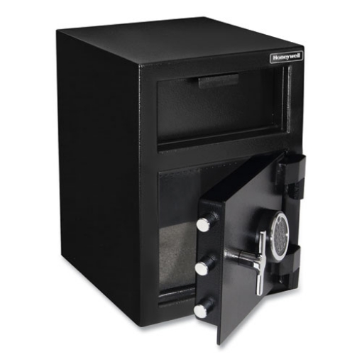 Picture of Steel Depository Safe with Digital Lock, 14 x 15.2 x 20.2, 1.06 cu ft, Black