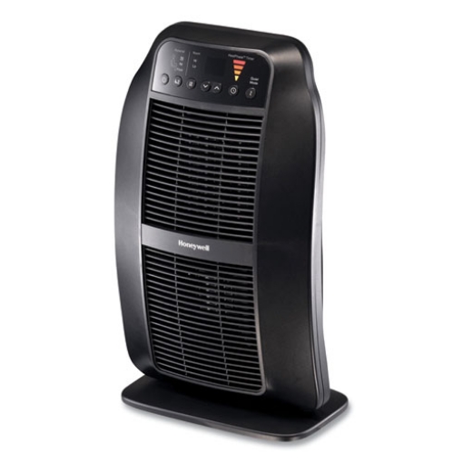 Picture of Heat Genius Ceramic Portable Heater, 1,575 W, 5.6 x 10.2 x 17.3, Black