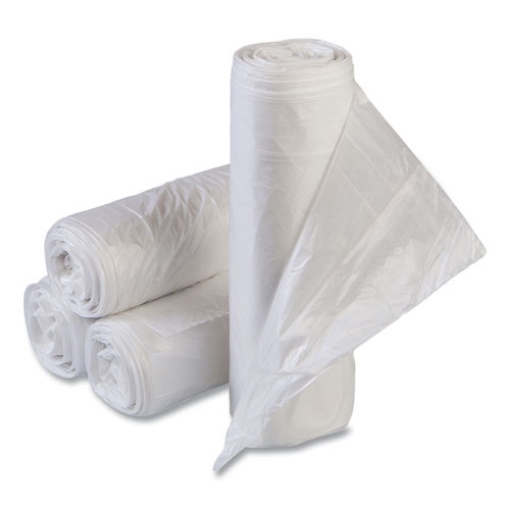 Picture of Draw-Tuff Institutional Draw-Tape Can Liners, 23 Gal, 1 Mil, 38" X 28.5", Natural, 150/carton