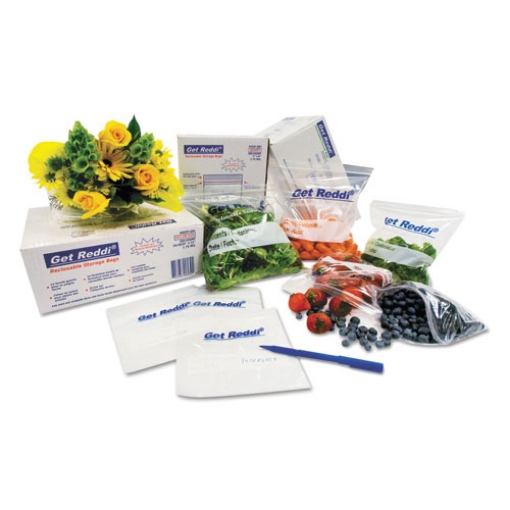 Picture of Food Bags, 4.5 Qt, 0.68 Mil, 8" X 15", Clear, 1,000/carton