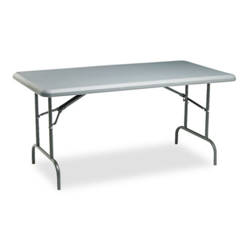 Picture of IndestrucTable Industrial Folding Table, Rectangular, 60" x 30" x 29", Charcoal