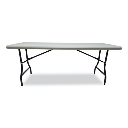 Picture of IndestrucTable Industrial Folding Table, Rectangular, 72" x 30" x 29", Platinum