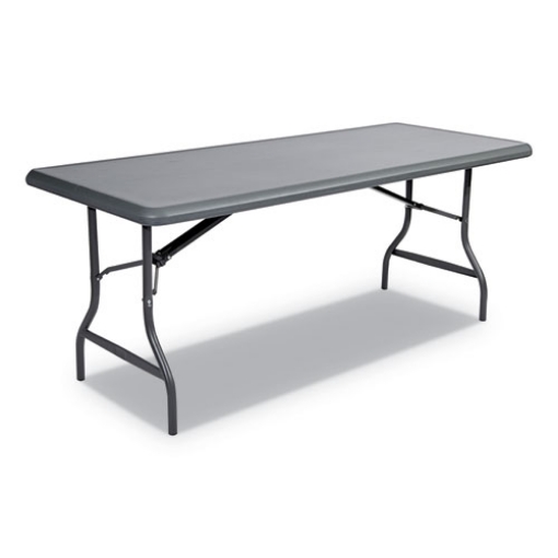 Picture of IndestrucTable Industrial Folding Table, Rectangular, 72" x 30" x 29", Charcoal