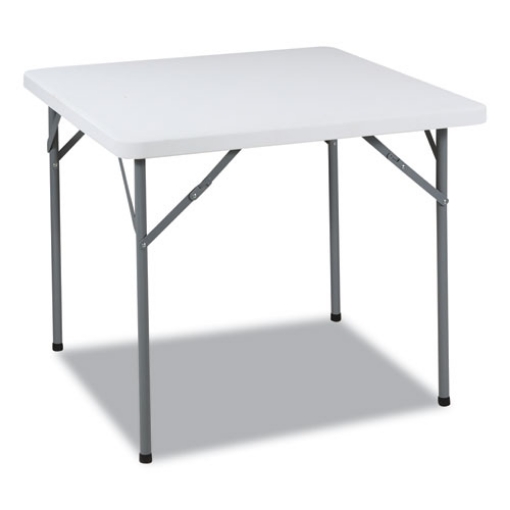 Picture of IndestrucTable Classic Folding Table, Square, 34" x 34" x 29", Platinum Granite