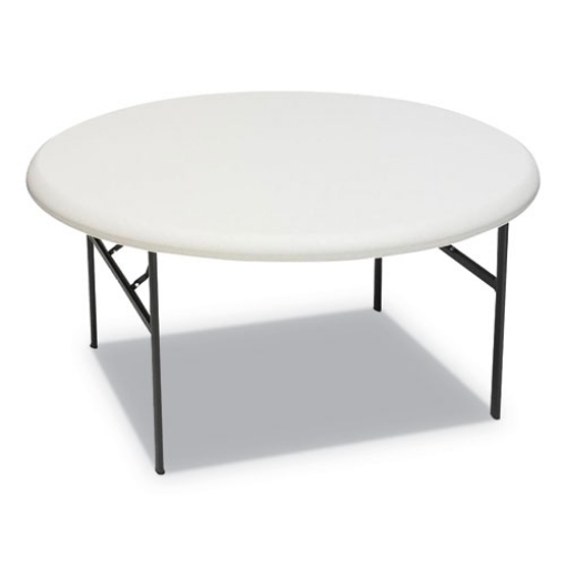 Picture of IndestrucTable Classic Folding Table, Round, 60" x 29", Platinum