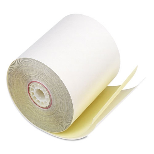 Picture of Impact Printing Carbonless Paper Rolls, 3" X 90 Ft, White/canary, 50/carton