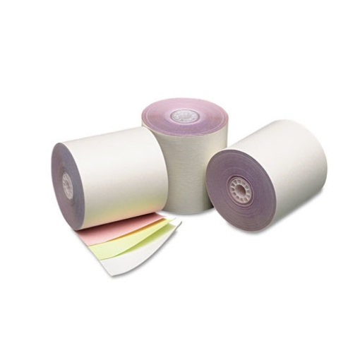 Picture of Impact Printing Carbonless Paper Rolls, 3" X 70 Ft, White/canary/pink, 50/carton