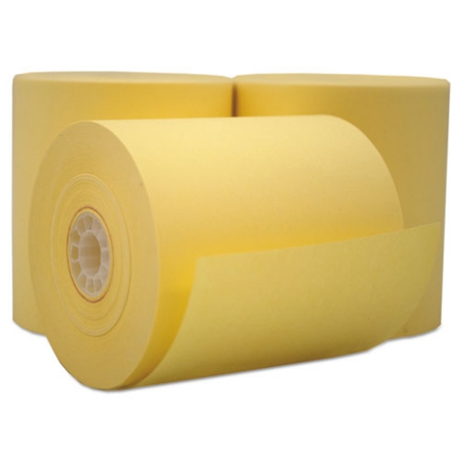 Picture of Impact Bond Paper Rolls, 3" X 165 Ft, Canary, 50/carton