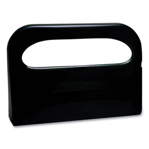 Picture of Plastic Half-Fold Toilet Seat Cover Dispenser, 16.05 X 3.15 X 11.3, Smoke