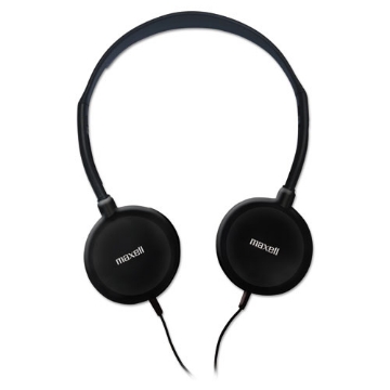 Picture of HP-200 Stereo Headphones, 4 ft Cord, Silver