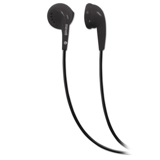 Picture of EB-95 Stereo Earbuds, 3 ft Cord, Black