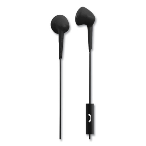 Picture of Jelleez Earbuds, 4 ft Cord, Black