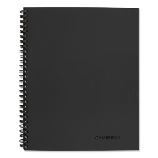 Picture of Wirebound Guided Action Planner Notebook, 1-Subject, Project-Management Format, Dark Gray Cover, (80) 11 x 8.5 Sheets