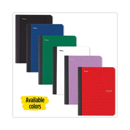 Picture of Composition Book, Medium/College Rule, Randomly Assorted Cover Color, (100) 9.75 x 7.5 Sheets