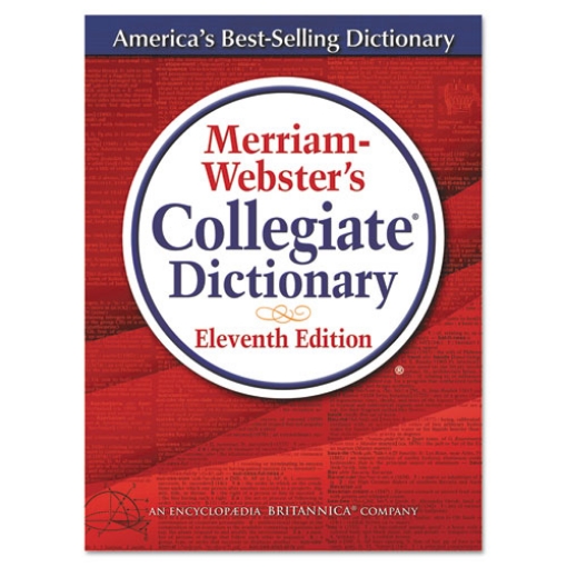 Picture of Merriam-Webster's Collegiate Dictionary, 11th Edition, Hardcover, 1,664 Pages