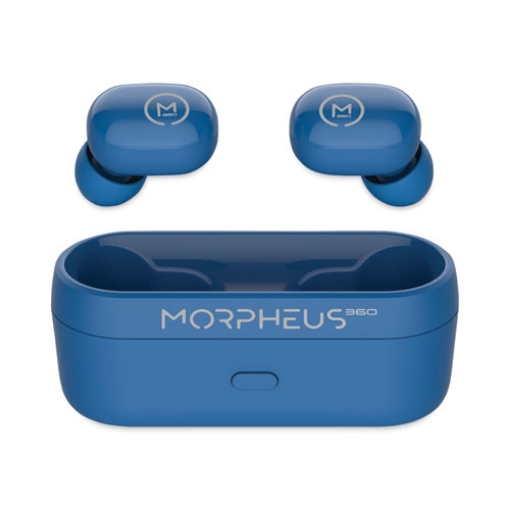 Picture of Spire True Wireless Earbuds Bluetooth In-Ear Headphones with Microphone, Island Blue