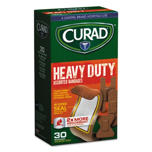 Picture of Heavy Duty Bandages, Assorted Sizes, 30/box