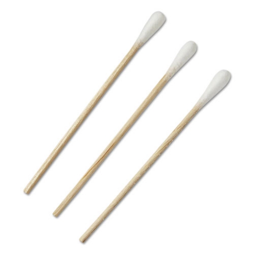 Picture of Non-Sterile Cotton Tipped Applicators, Wood, 3", 1,000/Box