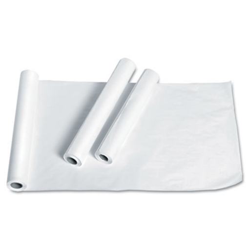 Picture of Exam Table Paper, Deluxe Smooth, 18" X 225 Ft, White, 12 Rolls/carton