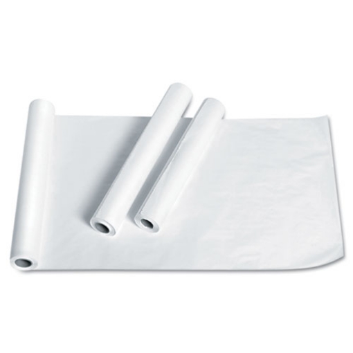 Picture of Exam Table Paper, Deluxe Crepe, 21" X 125 Ft, White, 12 Rolls/carton