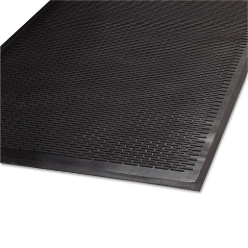 Picture of Clean Step Outdoor Rubber Scraper Mat, Polypropylene, 36 X 60, Black