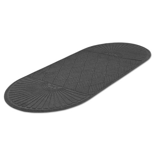 Picture of Ecoguard Diamond Floor Mat, Double Fan, 36 X 96, Charcoal