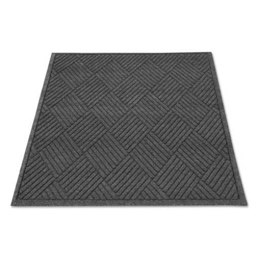 Picture of Ecoguard Diamond Floor Mat, Rectangular, 24 X 36, Charcoal