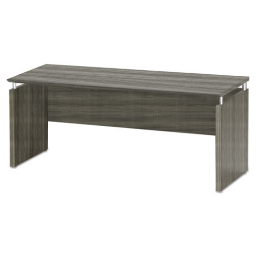 Picture of Medina Series Laminate Credenza, 72w X 20d X 29.5h, Gray Steel