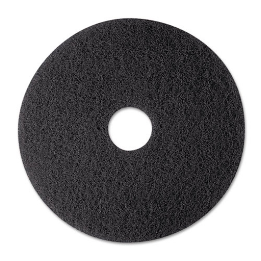 Picture of Low-Speed Stripper Floor Pad 7200, 12" Diameter, Black, 5/carton