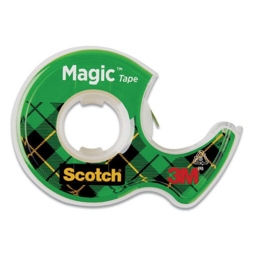 Picture of Magic Tape In Handheld Dispenser, 1" Core, 0.75" X 25 Ft, Clear