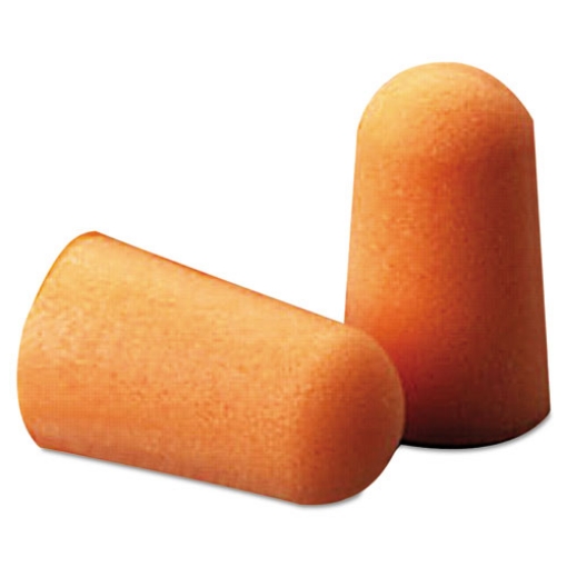 Picture of Foam Single-Use Earplugs, Cordless, 29nrr, Orange, 200 Pairs