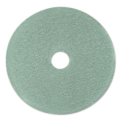 Picture of Ultra High-Speed Floor Burnishing Pads 3100, 24" Diameter, Aqua, 5/carton