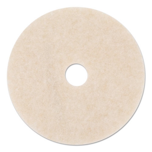 Picture of Ultra High-Speed Topline Floor Burnishing Pads 3200, 17" Diameter, White/amber, 5/carton