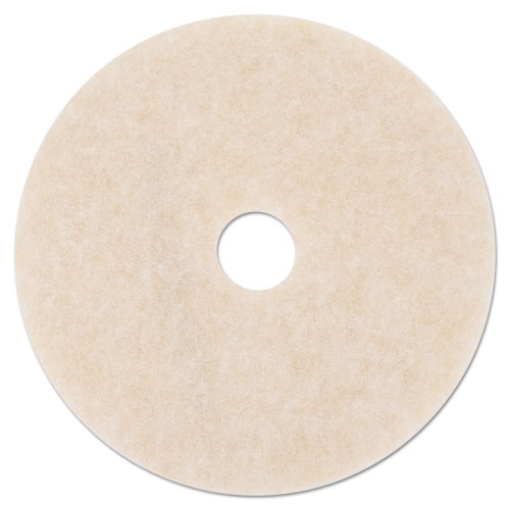 Picture of Ultra High-Speed Topline Floor Burnishing Pads 3200, 20" Diameter, White/amber, 5/carton