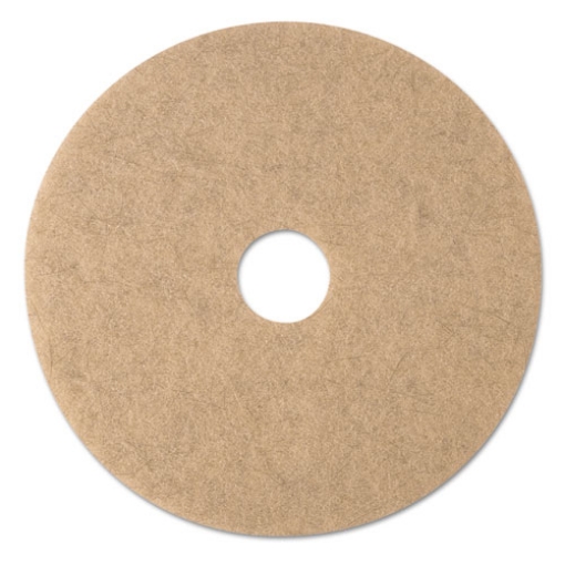 Picture of Ultra High-Speed Natural Blend Floor Burnishing Pads 3500, 19" Diameter, Tan, 5/carton