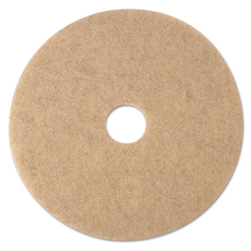 Picture of Ultra High-Speed Natural Blend Floor Burnishing Pads 3500, 21" Diameter, Tan, 5/carton