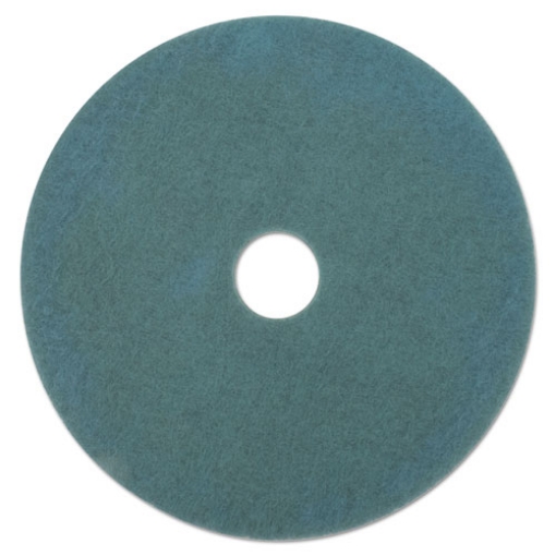 Picture of Ultra High-Speed Floor Burnishing Pads 3100, 27" Diameter, Aqua, 5/carton